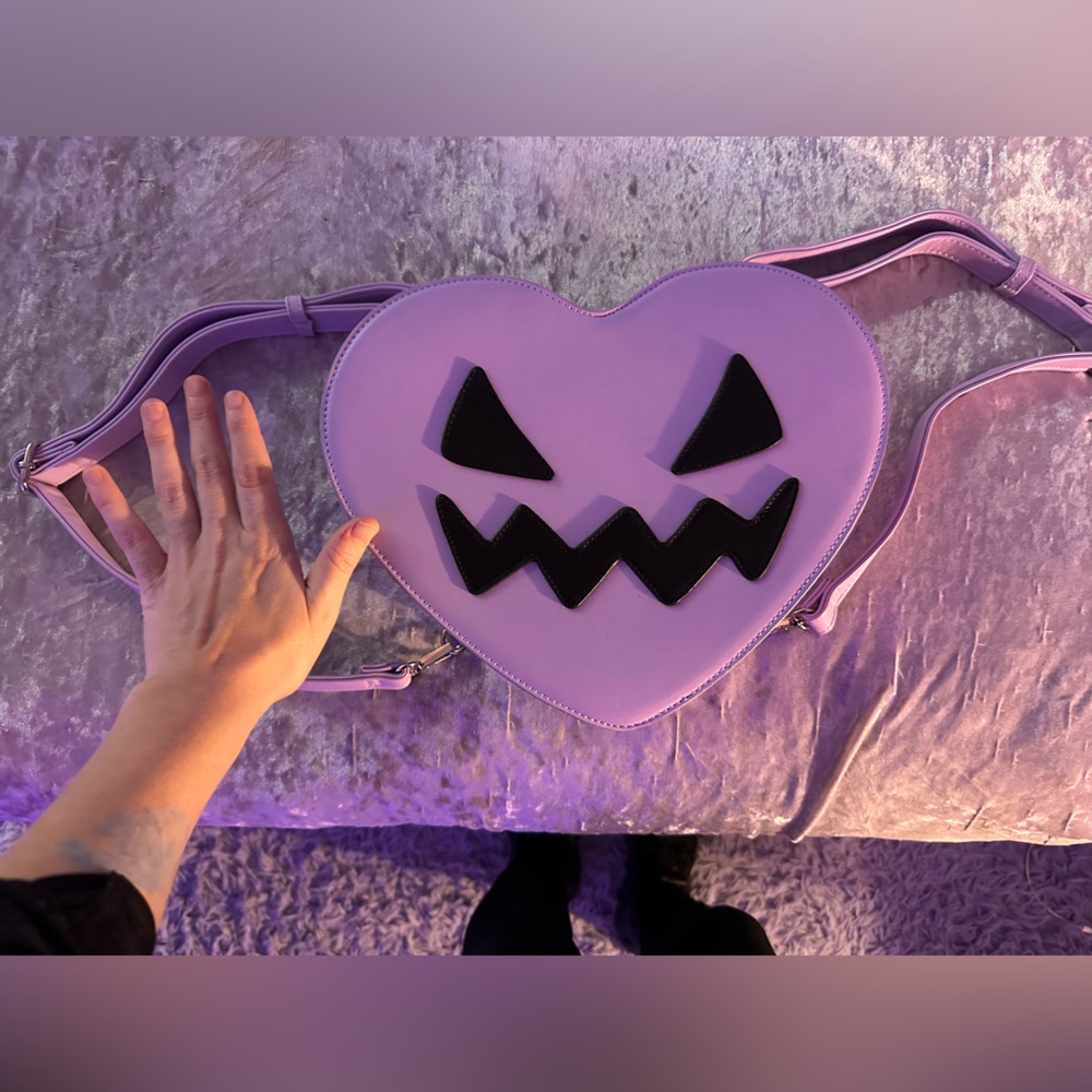 Purple Jack O Lantern Backpack - image 2